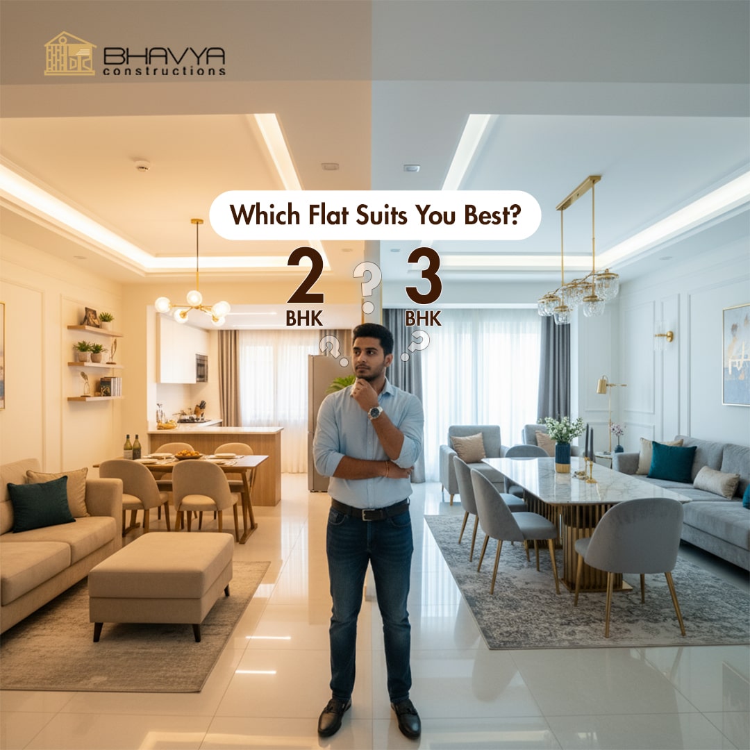 2BHK vs 3BHK: Which Flat Suits You Best?