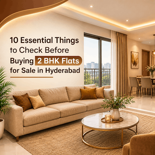 2 BHK flats for sale in Hyderabad with modern amenities