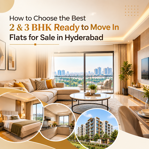 How to Choose the Best 2 & 3 BHK Ready to Move In Flats for Sale in Hyderabad
